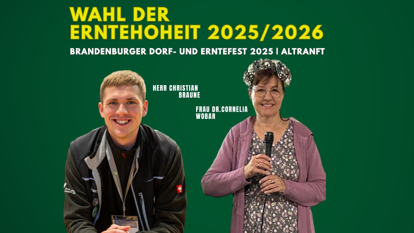 Spannende Wahlen beim 20. Brandenburger Dorf- und Erntefest!